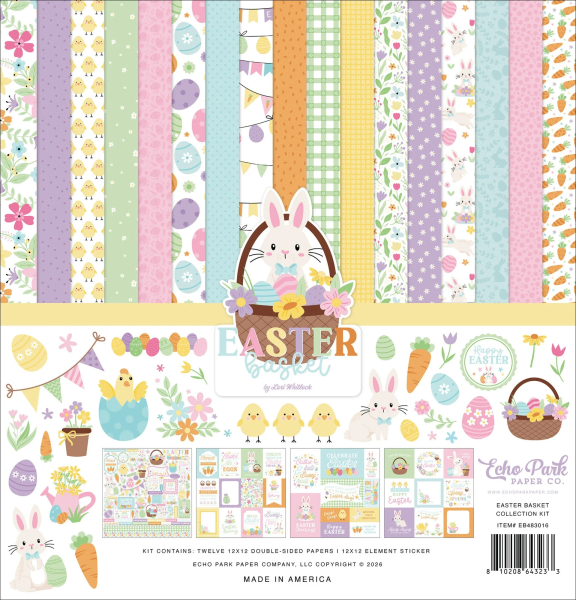Easter Basket 12x12 Inch Collection Kit - Echo Park